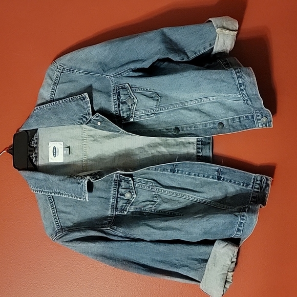 Old Navy Jackets & Coats Xxl Cropped Denim Jacket Jean Plus Size